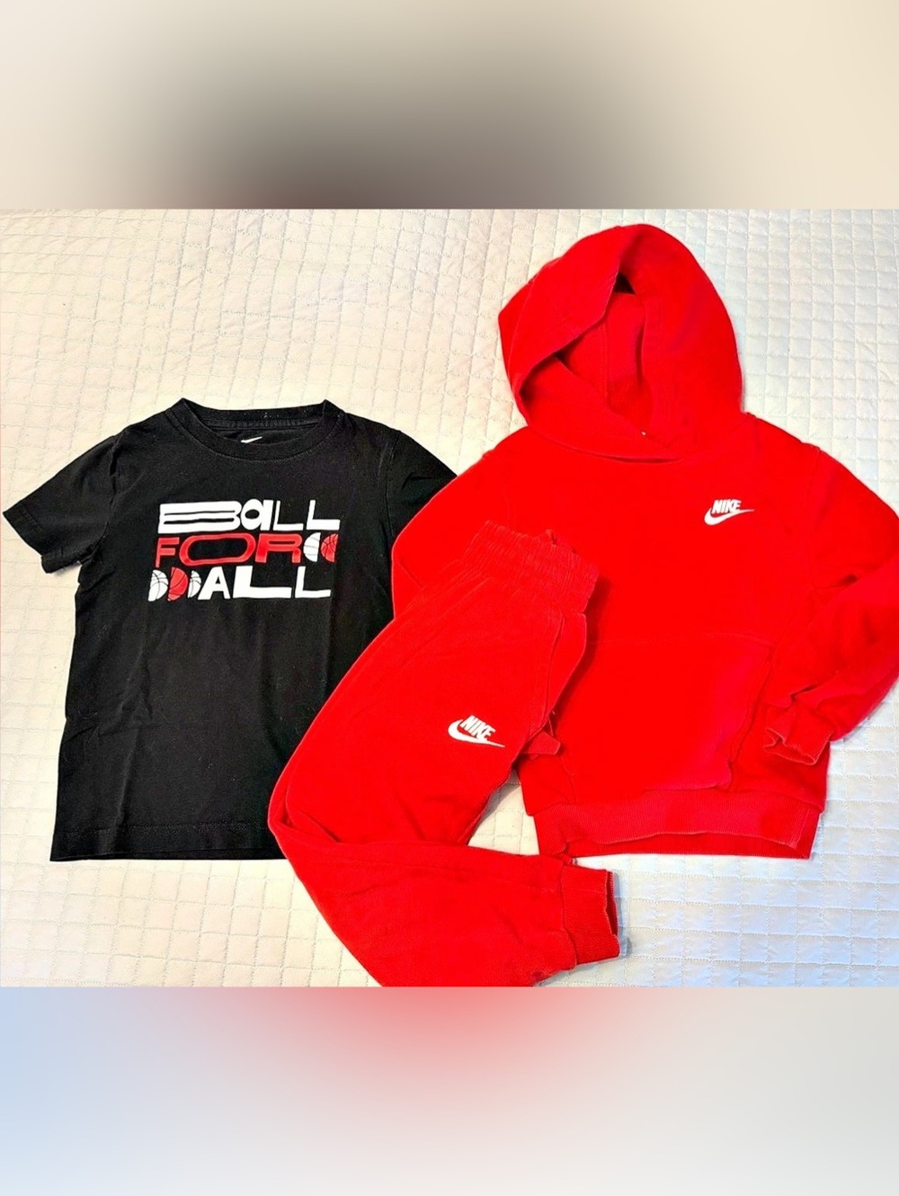 Nike Matching red sweatsuit - kids XS